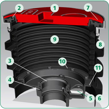 1-2200 Replacement Part Diagram