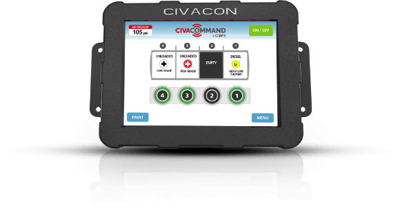 CivaCommand product screen