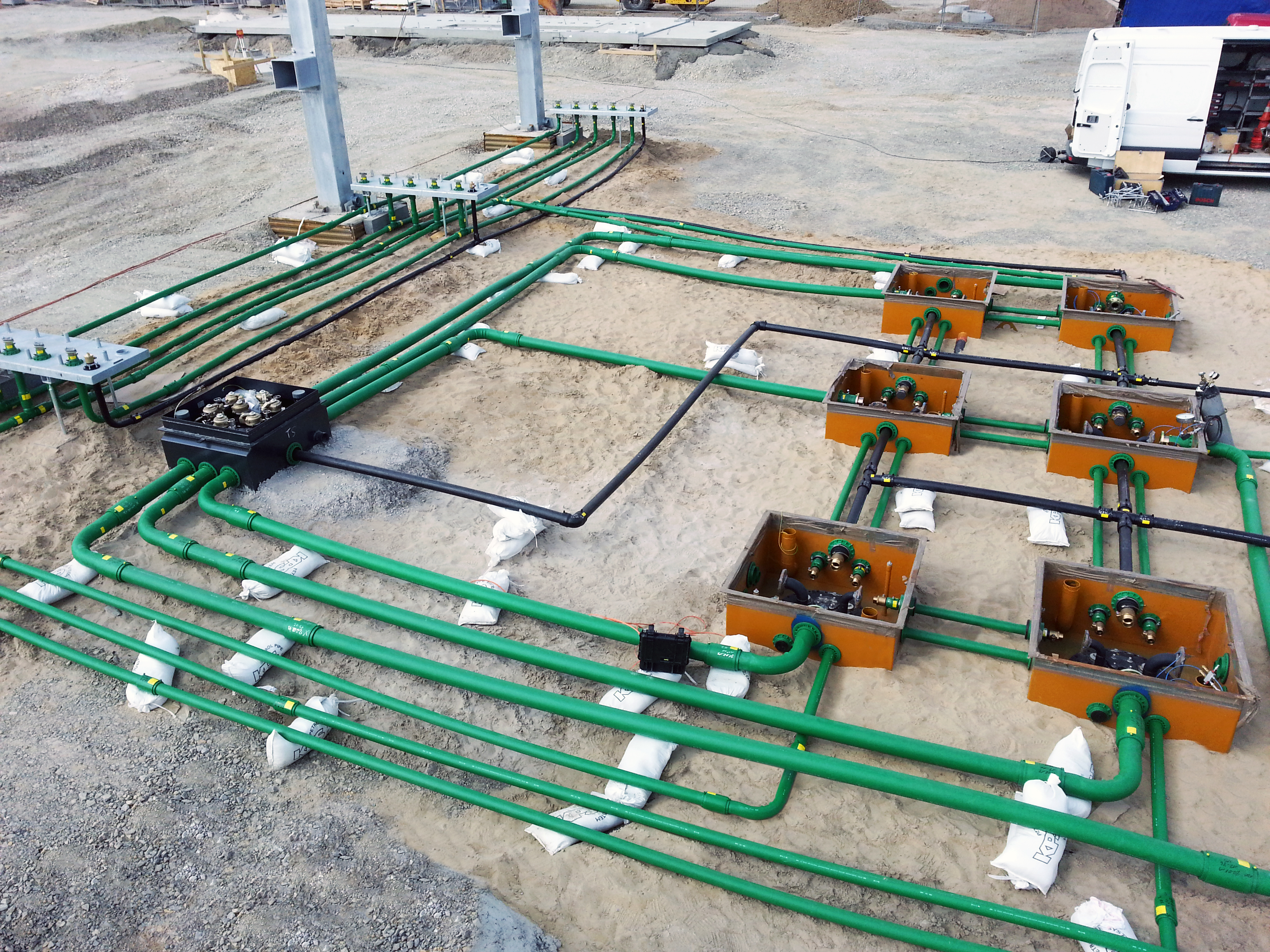 KPS piping had to be installed within 5 working days to meet the strict project deadline
