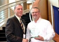 Frank Reiner Presents Award to Midland's Steve Herbst