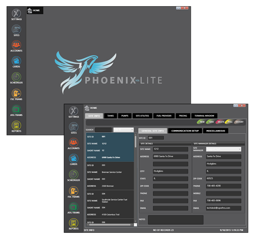 Phoenix SQL Lite™ Phoenix SQL Lite™ Fuel Management Software