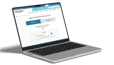 Midland Guage Device Online Tool Screen